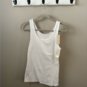a new day White Tank Top